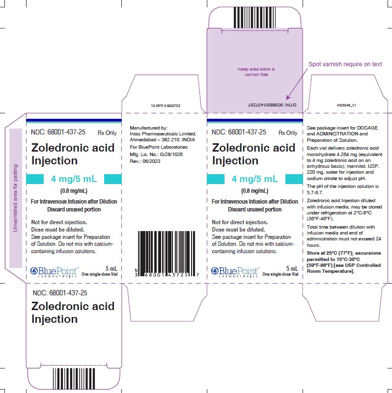 Zoledronic acid Injection Carton