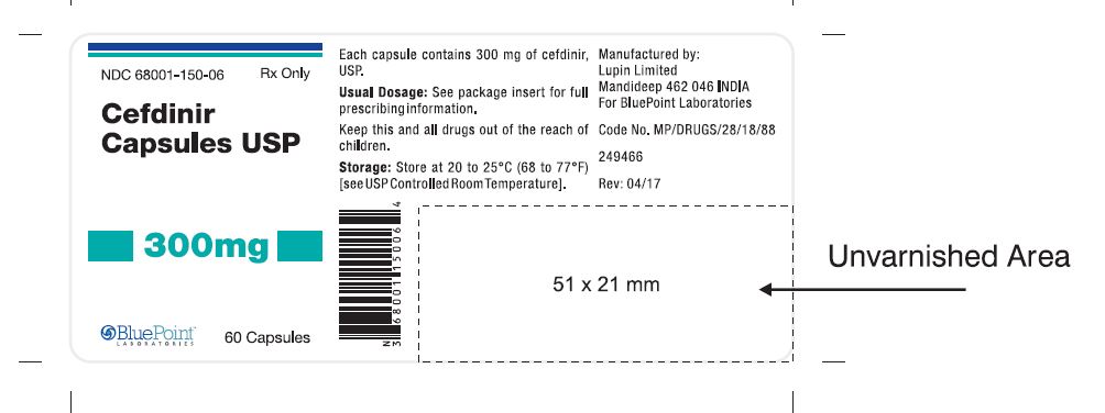 Cefdinir Capsules 300mg label - Rev 04/17 - DSCSA req.'s
