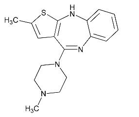 Chemical Structure- Olanzapine