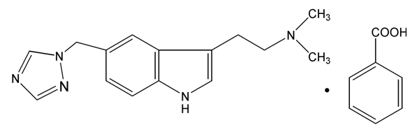 Rizatriptan Benzoate Structural Formula