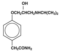 Atenolol Structural Formula