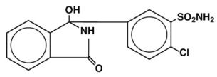 Chlorthalidone Structural Formula