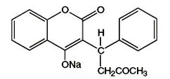 Chemical Structure - Warfarin