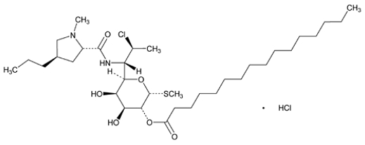 Clindamycin Palmitate Hydrochloride Structural Formula