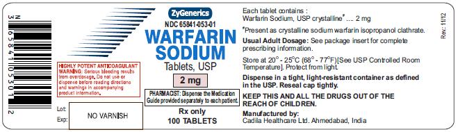Warfarin Sodium tablet