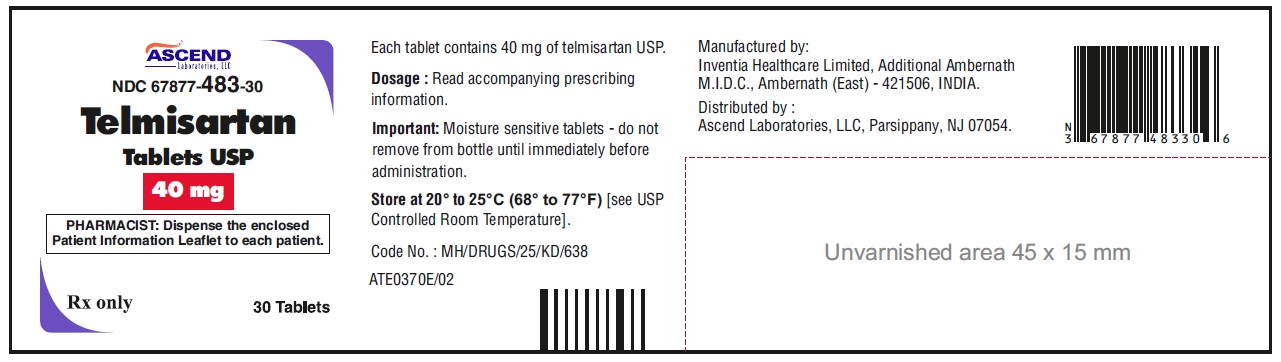 Container Label-40 mg-30's Bottle