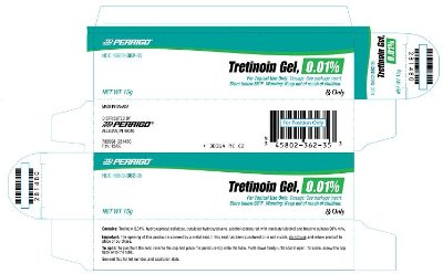 Tretinoin Gel, 0.01% - 15 g Carton