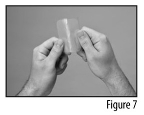 Figure 7 - Peeling the liner