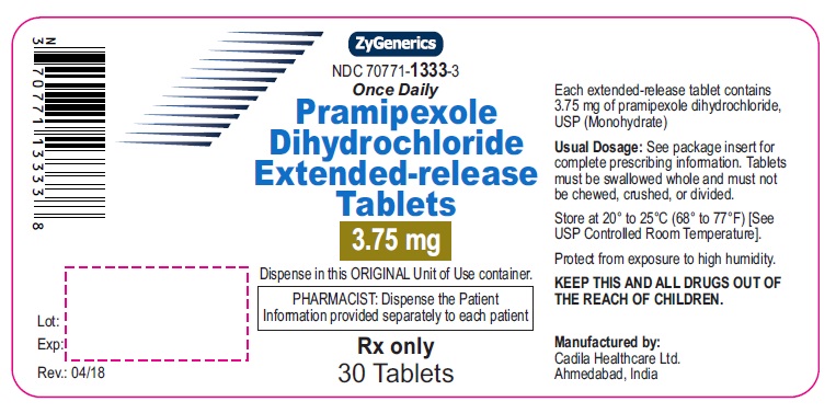 Pramipexole dihydrochloride extended-release tablets