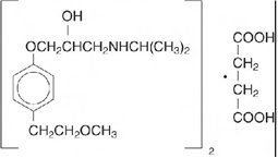 metoprolol succinate structural formula