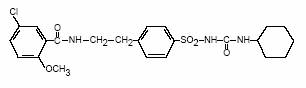 glyburide structural formula