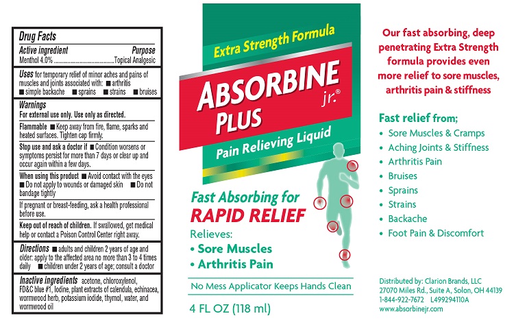 Absorbine Jr. Plus Label