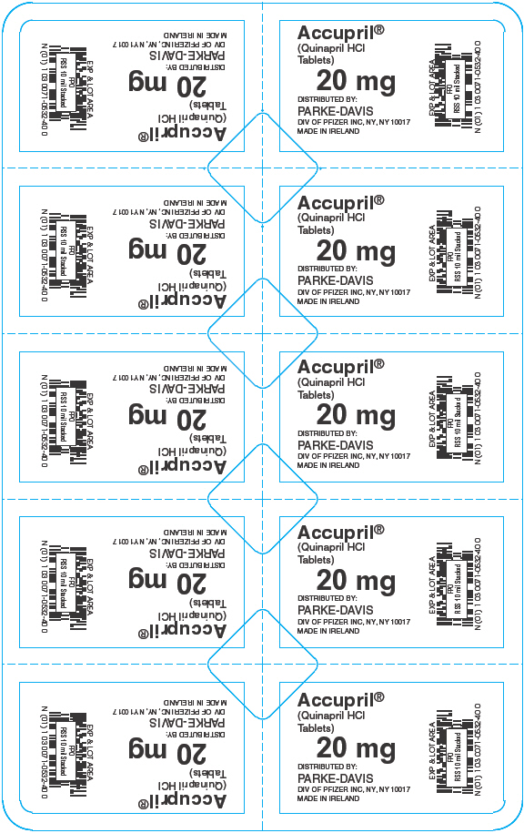 PRINCIPAL DISPLAY PANEL - 20 mg Blister Pack