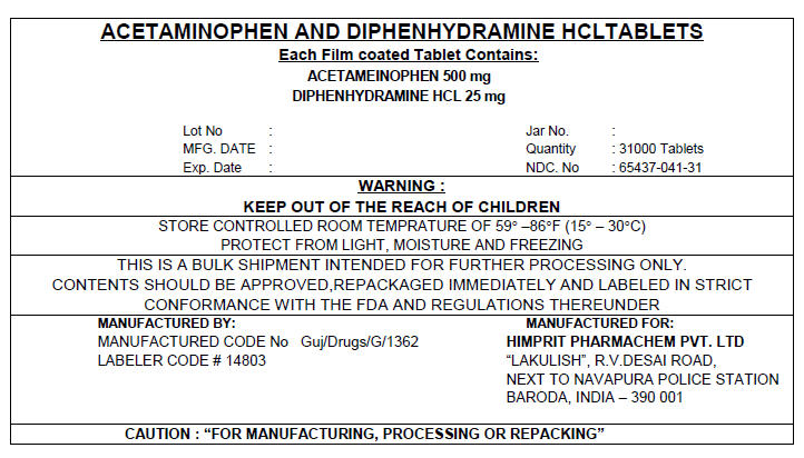 PRINCIPAL DISPLAY PANEL 500/25 mg Shipper Label