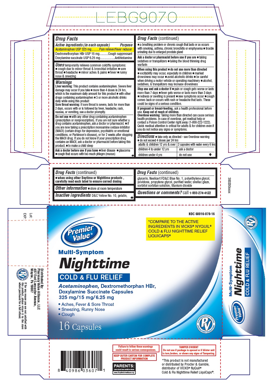 Nighttime Cold And Flu Relief | Acetaminophen, Dextromethorphan Hbr And Doxylamine Succinate Capsule while Breastfeeding