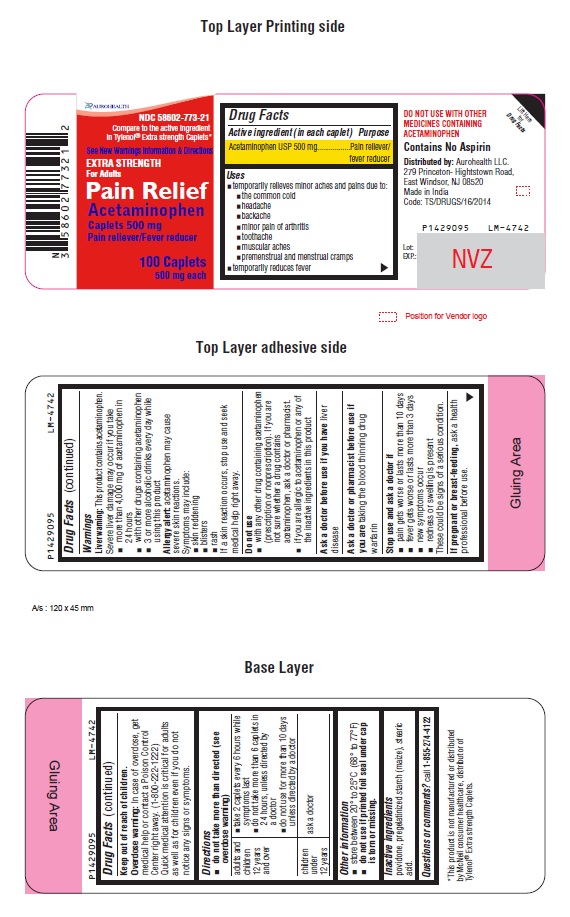 PACKAGE LABEL-PRINCIPAL DISPLAY PANEL 500 mg (100 Caplets Bottle)