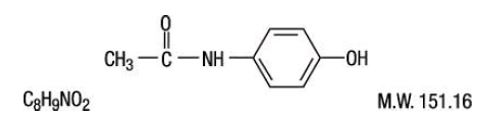 acetaminophen-structure