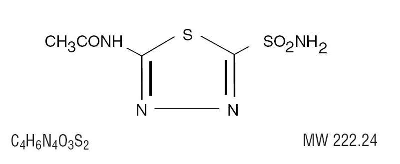 acetazolamide molecular structure