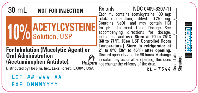Acetylcysteine | Hospira, Inc. and breastfeeding