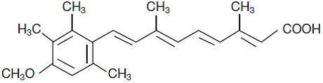Chemical Sructure of Acitretin