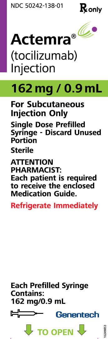 PRINCIPAL DISPLAY PANEL - 162 mg/0.9 mL Prefilled Syringe Carton