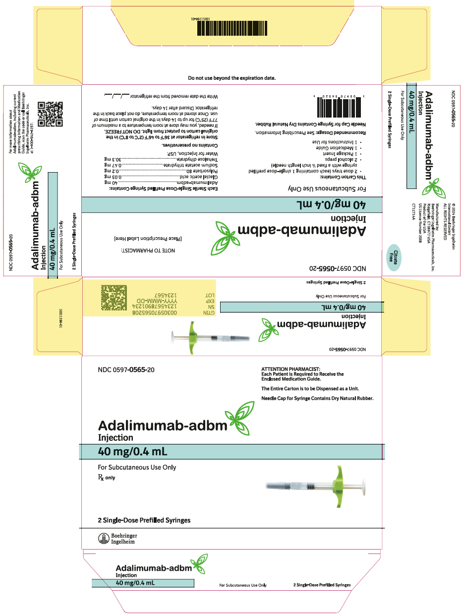 PRINCIPAL DISPLAY PANEL - 40 mg/0.4 mL Kit Carton - NDC 0597-0545-66