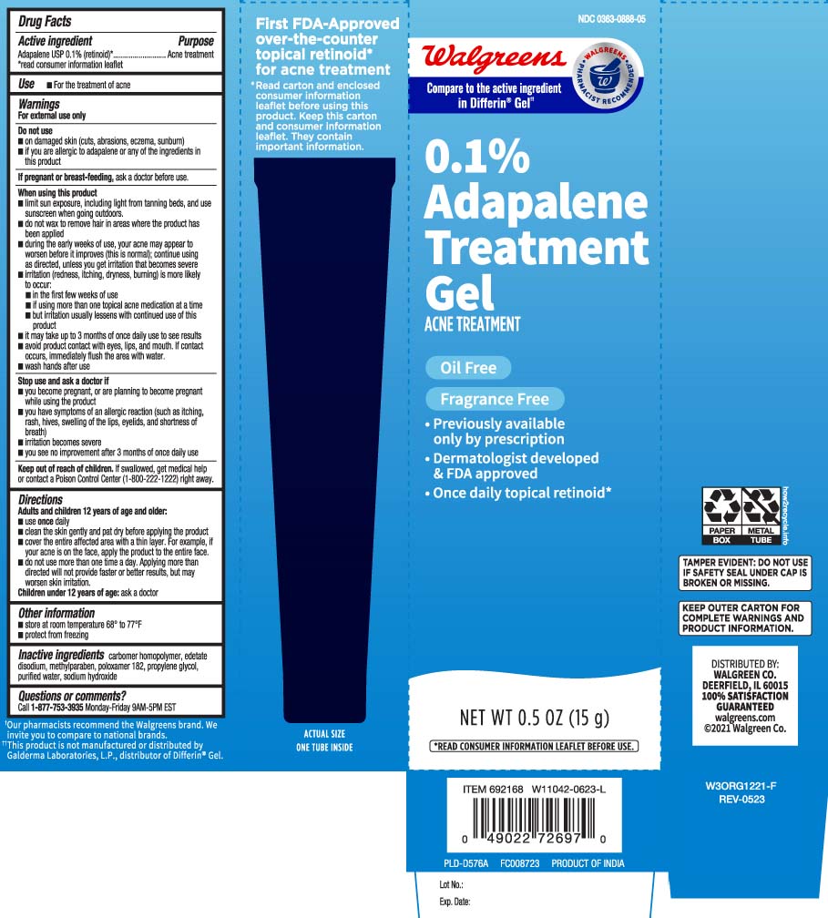 Adapalene USP 0.1% (retinoid)* *read consumer information leaflet