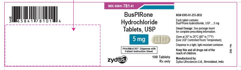 Buspirone Hydrochloride Tablets USP, 5 mg