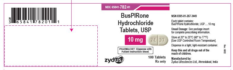 Buspirone Hydrochloride Tablets USP, 10 mg