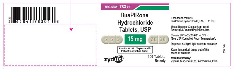 Buspirone Hydrochloride Tablets USP, 15 mg