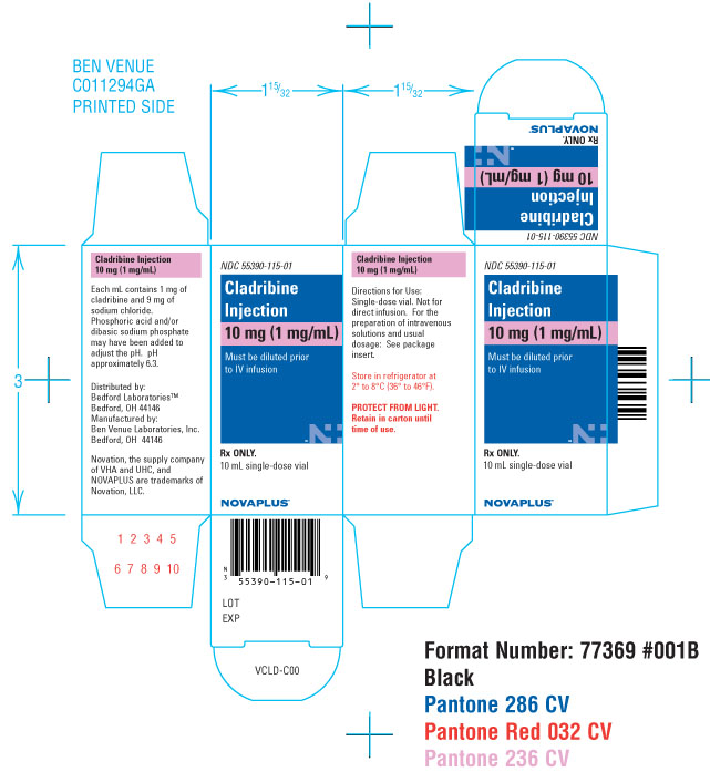 Unit carton for Cladribine Injection 10 mg (1 mg per mL)