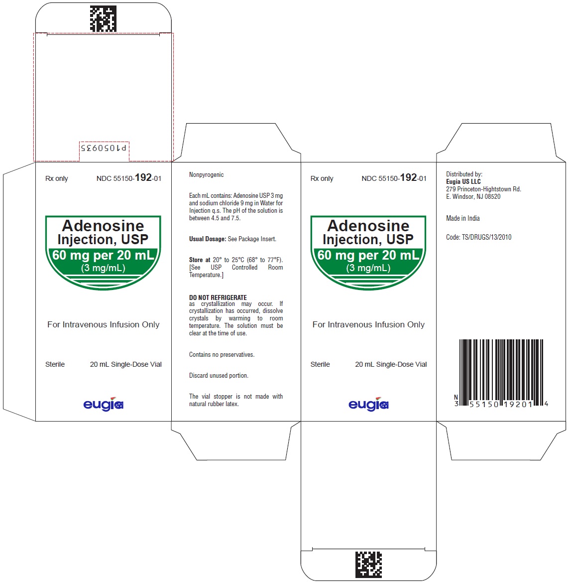 PACKAGE LABEL-PRINCIPAL DISPLAY PANEL - 60 mg per 20 mL (3 mg / mL) - Container-Carton (1 Vial)