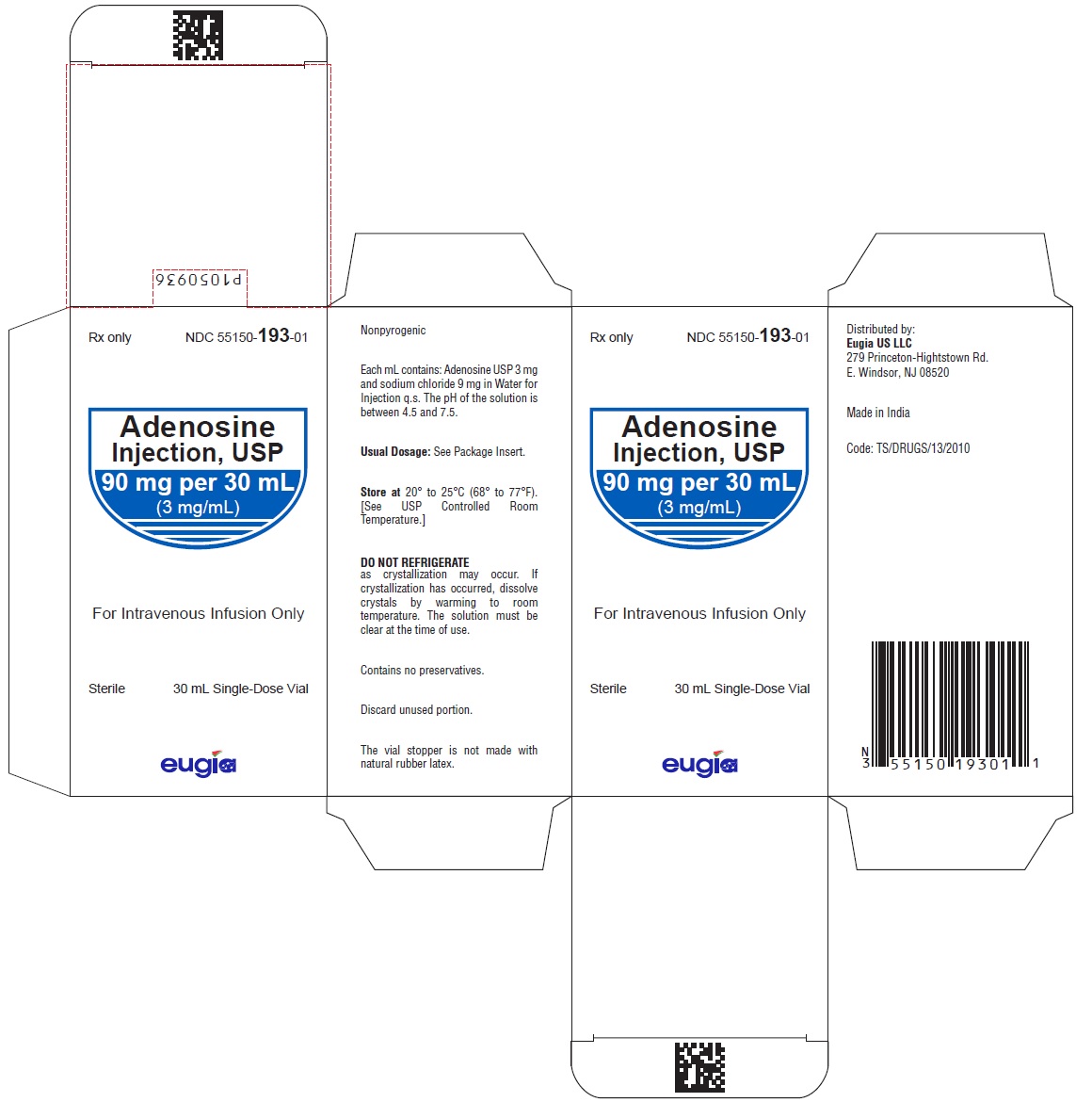 PACKAGE LABEL-PRINCIPAL DISPLAY PANEL - 90 mg per 30 mL (3 mg/mL) - Container-Carton (1 Vial)