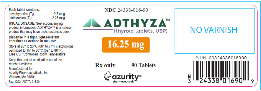 PRINCIPAL DISPLAY PANEL - 16.25 mg Tablet Bottle Label