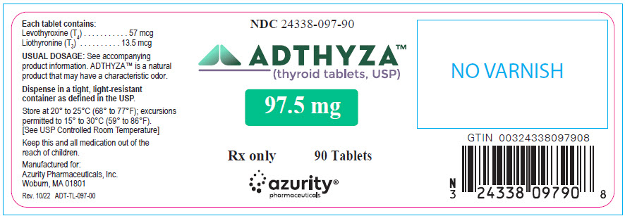 PRINCIPAL DISPLAY PANEL - 97.5 mg Tablet Bottle Label