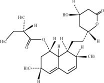 洛伐他汀的化学式。