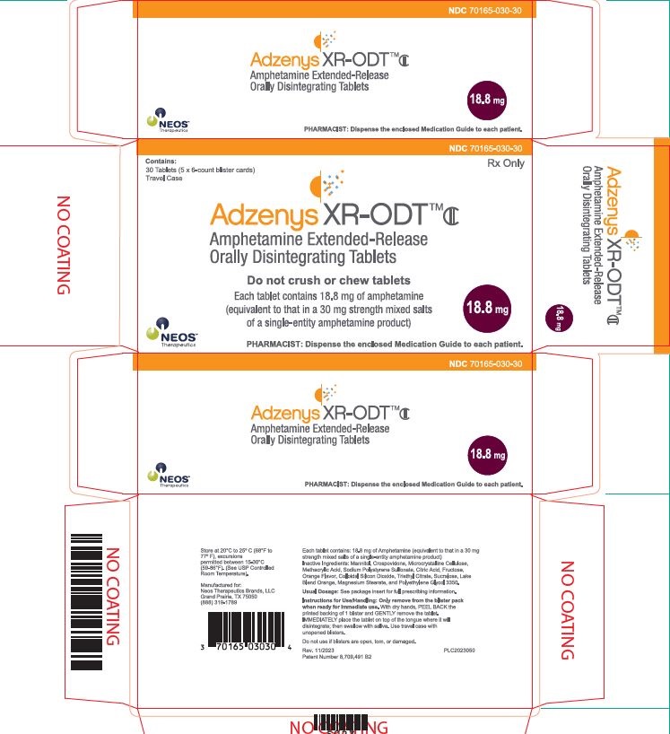 PRINCIPAL DISPLAY PANEL - 18.8 mg Tablet Blister Pack Carton