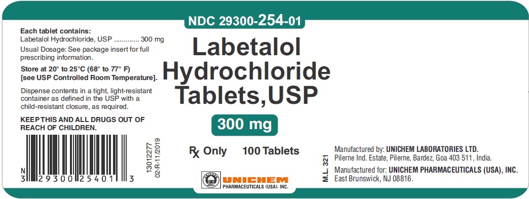 Labetalol Tablets USP, 300 mg
