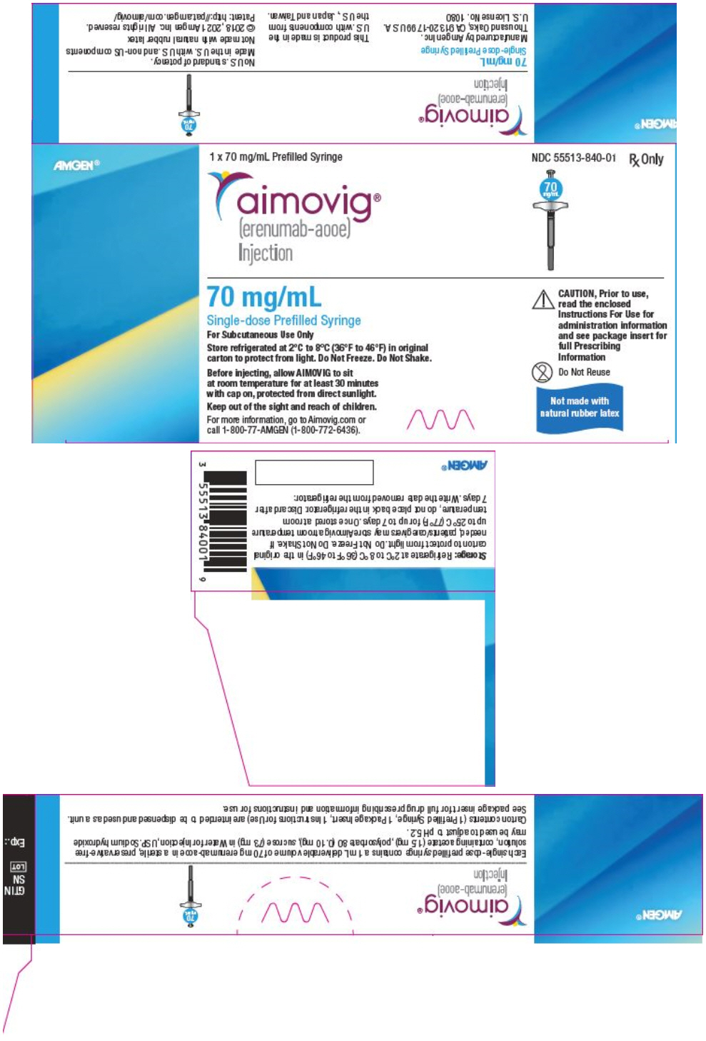 PRINCIPAL DISPLAY PANEL - 70 mg/mL Syringe Carton