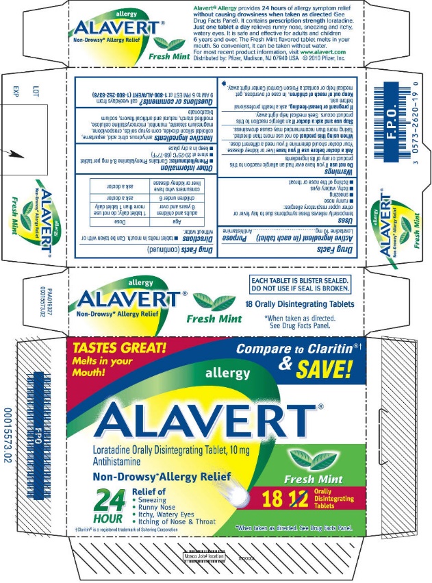 Alavert Allergy Fresh Mint Packaging