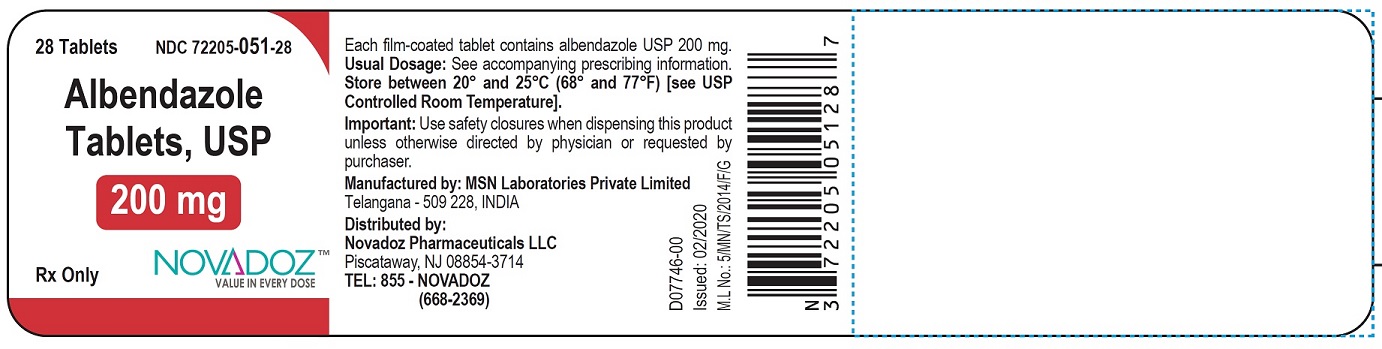 albendazole-200mg-28s-container-label