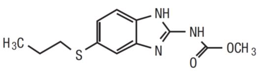 methyl 5-(propylthio)-2-benzimidazolecarbamate