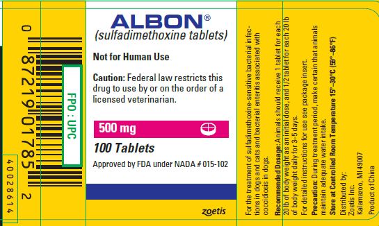 500 mg bottle label