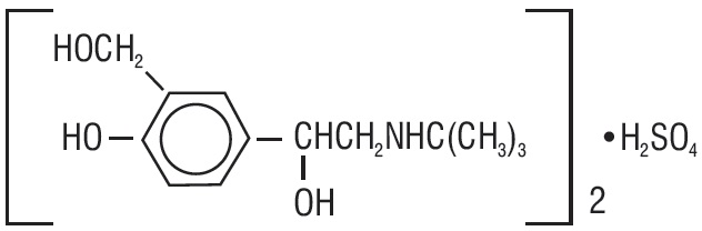 albuterol-sulfate-chemical-structure