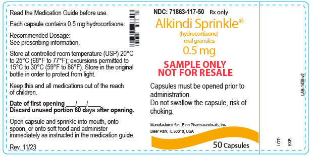 PRINCIPAL DISPLAY PANEL - 0.5 mg Capsule Bottle Label