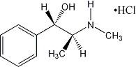 Pseudoephedrine Hydrochloride Structure Image