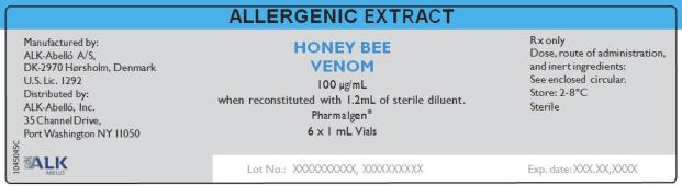 Allergenic Extract
Honey Bee Venom
100 µg/mL
6 x 1 mL Vials
Rx Only
