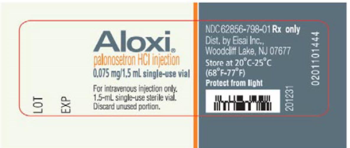 PRINCIPAL DISPLAY PANEL
NDC 62856-798-01
Aloxi
0.075 mg/ 1.5 mL 
Rx Only
