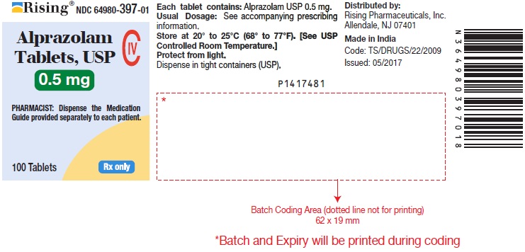PACKAGE LABEL-PRINCIPAL DISPLAY PANEL – 0.5 mg (100 Tablet Bottle)