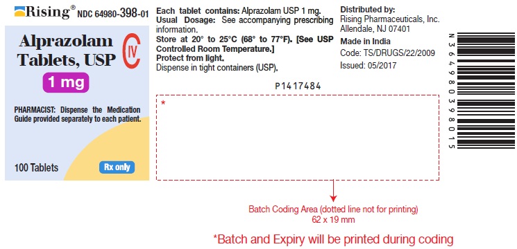 PACKAGE LABEL-PRINCIPAL DISPLAY PANEL – 1 mg (100 Tablet Bottle)